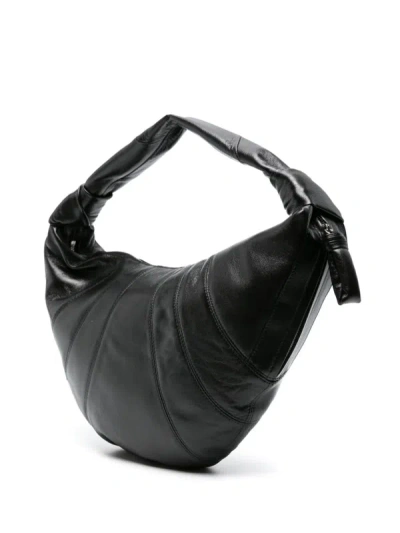 Shop Lemaire Women Fortune Croissant Bag In Bk999 Black