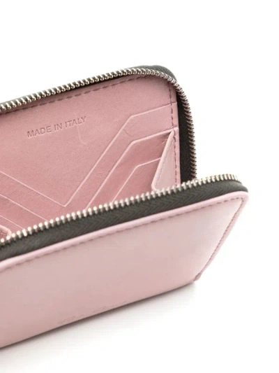 Shop Rick Owens Zipped Wallet In 63 Dusty Pink