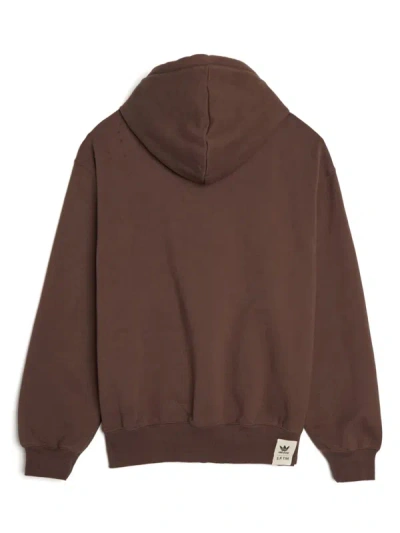 Shop Song For The Mute X Adidas Unisex Sftm Hoodie In Brown