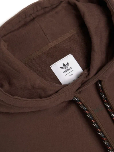 Shop Song For The Mute X Adidas Unisex Sftm Hoodie In Brown