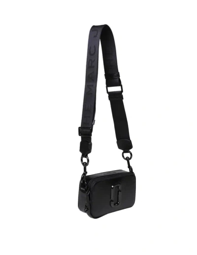 Shop Marc Jacobs Saffiano Shoulder Bag In Black