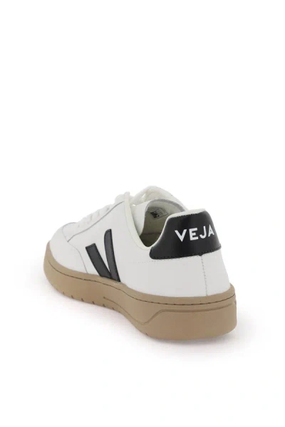 Shop Veja Leather V-12 Sneakers In Multicolor