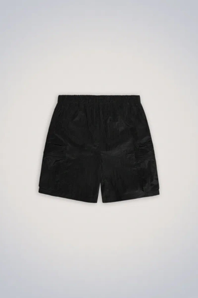 Shop Rains Kano Shorts In Black