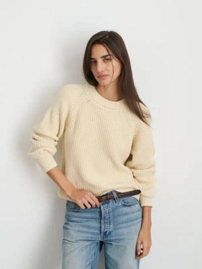 Shop Alex Mill Amalie Pullover Sweater In Ivory