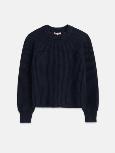 Shop Alex Mill Amalie Pullover Sweater In Navy