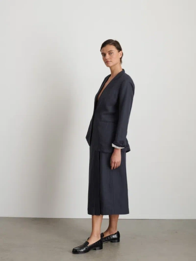 Alex Mill Janine Blazer In Twill In Washed Black