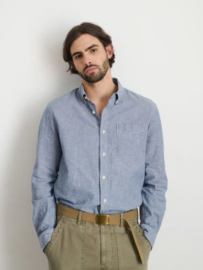 Shop Alex Mill Mill Shirt In Chambray In Blue Chambray