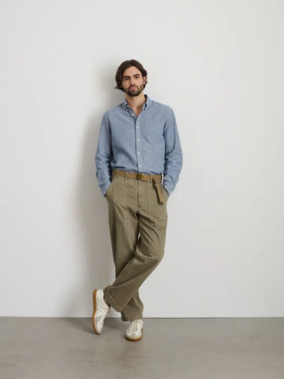 Shop Alex Mill Mill Shirt In Chambray In Blue Chambray