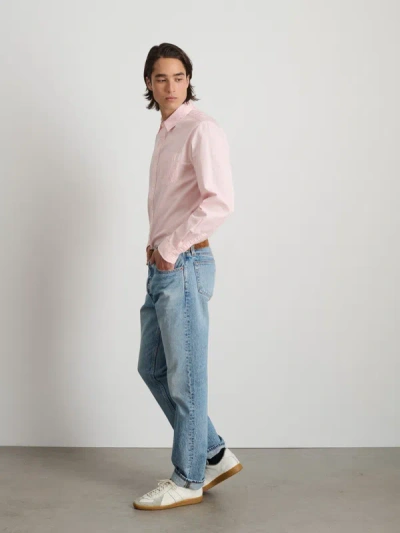 Shop Alex Mill Mill Shirt In Cotton Twill In Pink