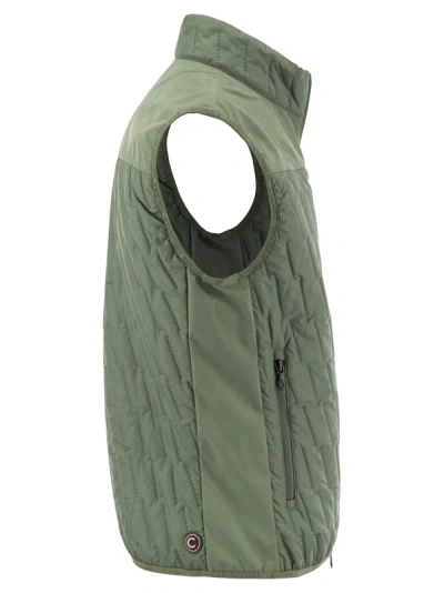 Shop Colmar Quilted Waistcoat With Softshell Inserts