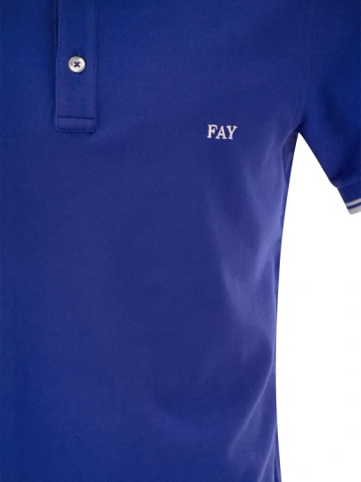Fay Embroidered-logo Polo Shirt