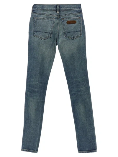 Shop Tom Ford Denim Jeans Light Blue