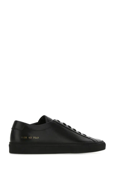 Shop Common Projects Man Sneakers In Black