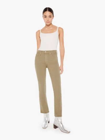 Shop Mother The Insider Hover Mermaid Jeans In Green