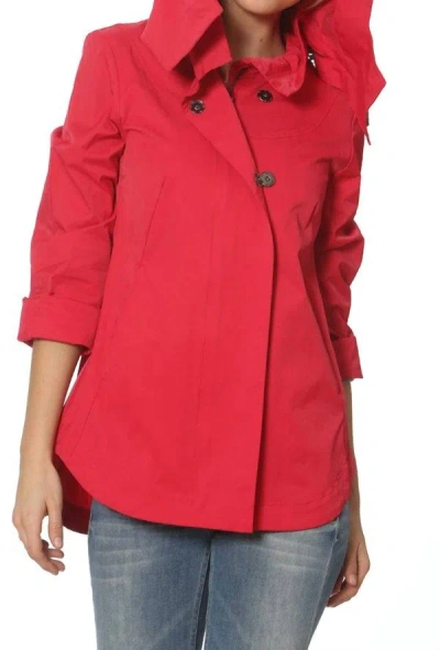Shop Ciao-milano Savina Jacket In Scarlet In Red
