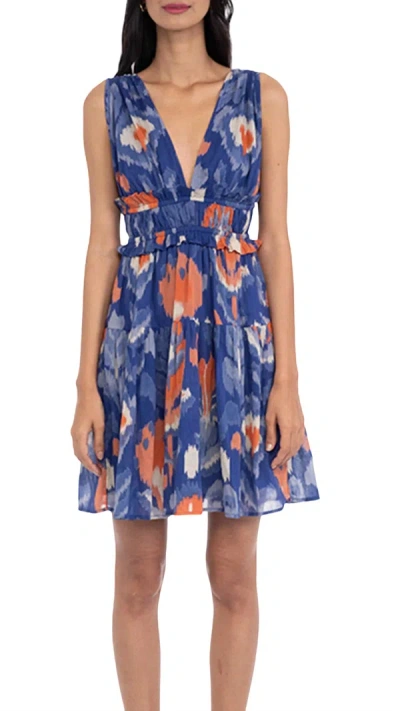 Shop Banjanan Victoria Dress In Soladite Floral In Multi