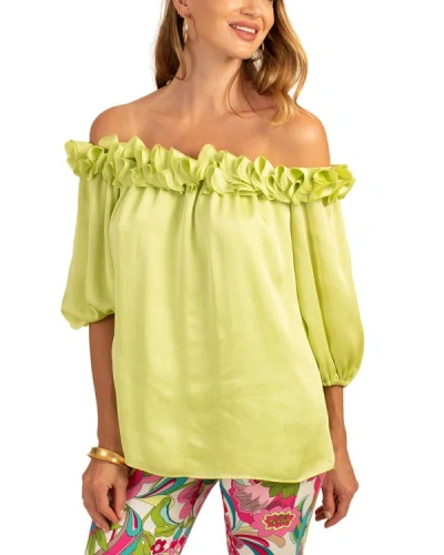 Shop Trina Turk Gateway Top In Green