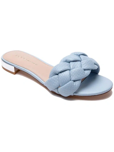 Shop Bcbgeneration Deelo Womens Woven Slip On Slide Sandals In Multi