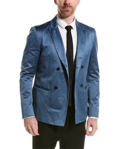 Shop John Varvatos Slim Fit Jacket In Blue