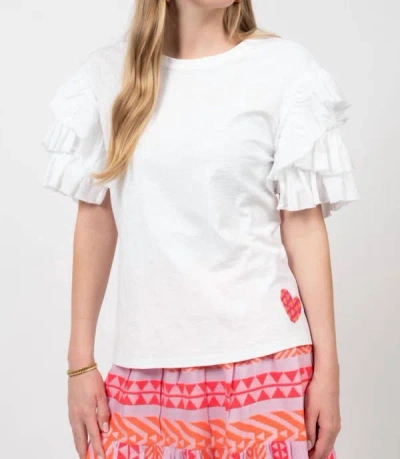 Shop Ivy Jane Juliet Ruffle Sleeve Top In White