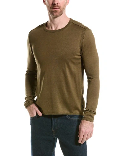 Shop John Varvatos Luke Crewneck Sweater In Green