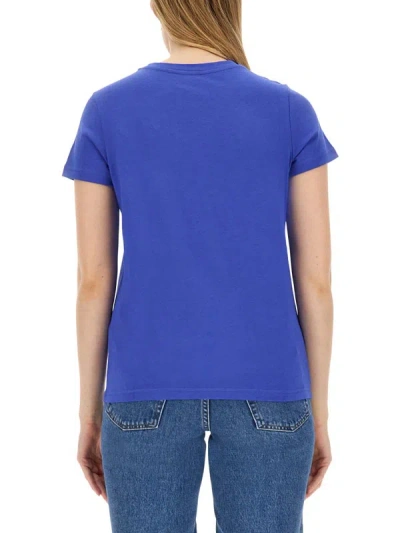Shop Apc A.p.c. T-shirt "denise" In Blue