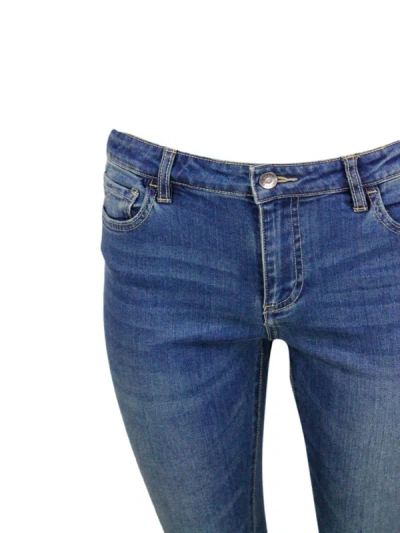 Shop Armani Exchange Trousers In Denim