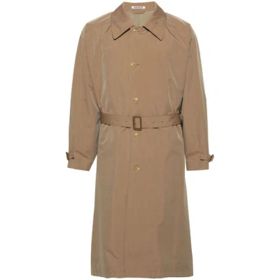 Shop Auralee Coats In Brown
