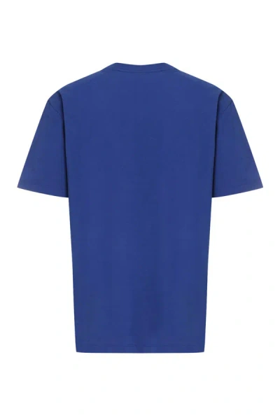 Shop Hugo Boss Boss Cotton Crew-neck T-shirt In Blue