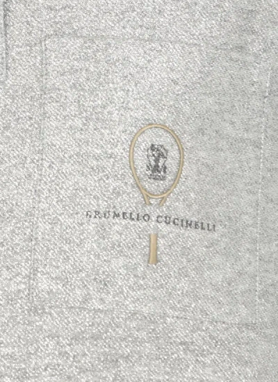 Shop Brunello Cucinelli T-shirts And Polos Silver