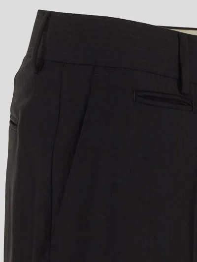 Shop Canaku Trousers In Black