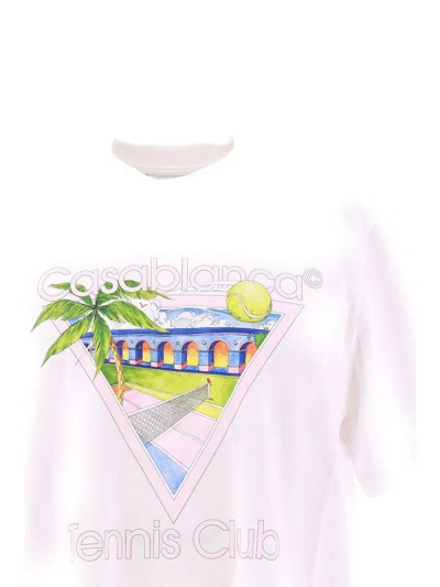Shop Casablanca T-shirts & Vests In Tennis Club Icon
