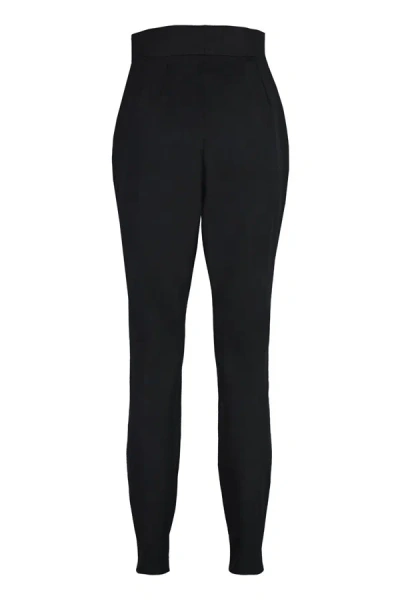 Shop Dolce & Gabbana Cotton Trousers In Black