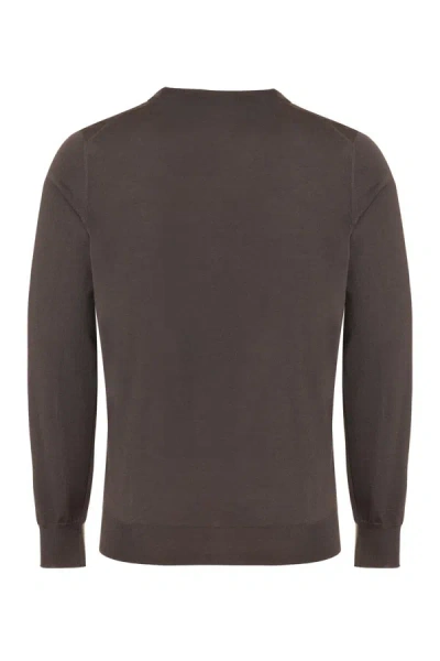 Drumohr Merino Wool Sweater In Grey