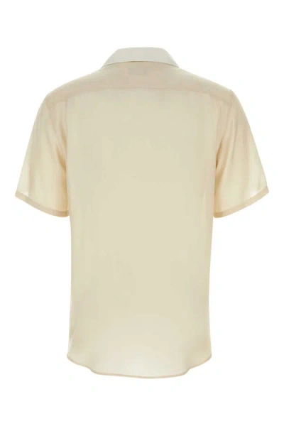 Shop Giorgio Armani Shirts In Beige O Tan