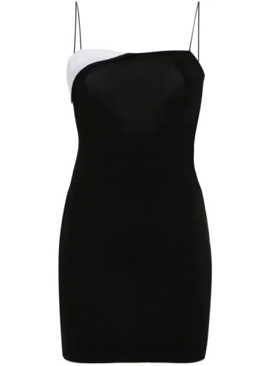 Shop Jacquemus 'aro' Mini Dress In Black
