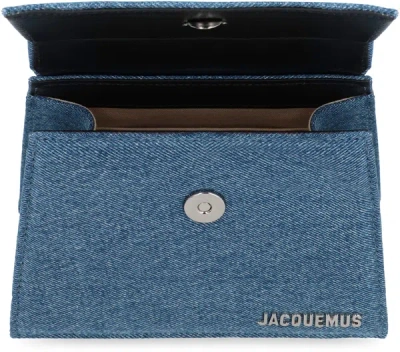 Shop Jacquemus Le Chiquito Moyen Denim Handbag