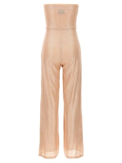 Le Twins Beige Priscilla Jumpsuit In Beige