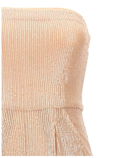 Le Twins Beige Priscilla Jumpsuit In Beige