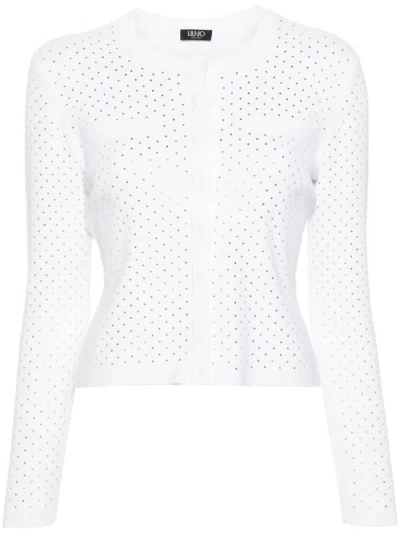 Shop Liu •jo Liu Jo Sweaters White