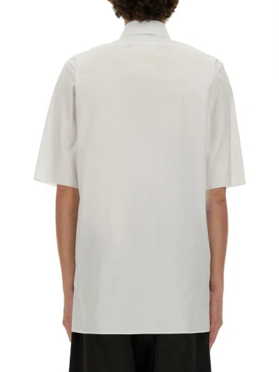 Shop Maison Margiela Short-sleeved Shirt In White