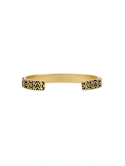 Shop Marc Jacobs Monogram Bracelet In Gold