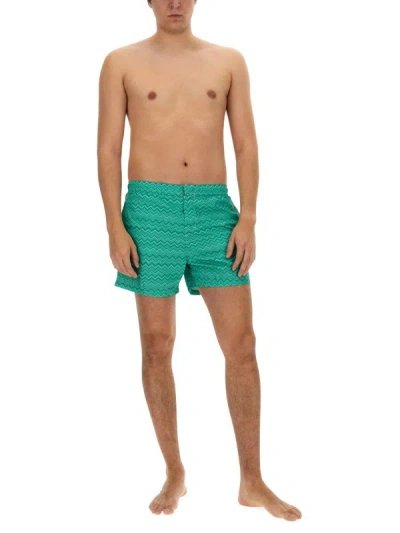 Shop Missoni Swimsuit In Green