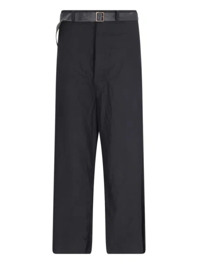 Shop Paul Harnden Trousers In Black