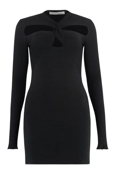 Shop Philosophy Di Lorenzo Serafini Cut-out Detail Sweater Dress In Black