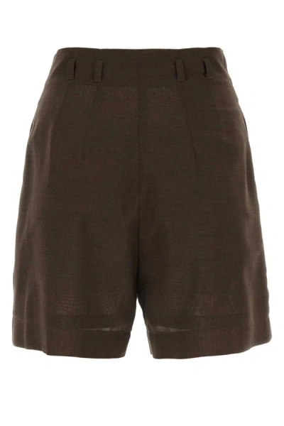 Shop Philosophy Di Lorenzo Serafini Shorts In Brown