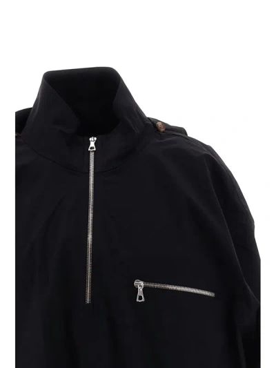 Shop Rier Jackets In Black Waxed