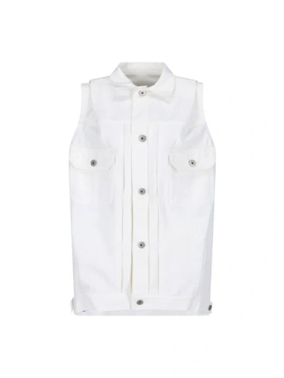 Shop Sacai Jackets In White