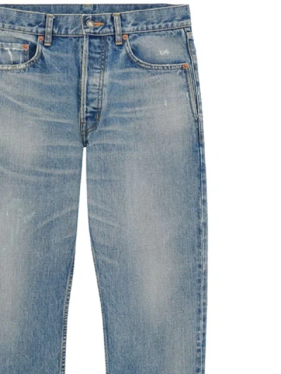 Shop Saint Laurent Jeans In Charlotte Blue