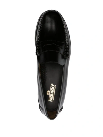 Shop Sebago 'dan' Loafers In Black